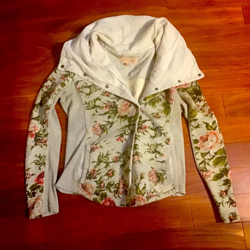 Philosophy sweatshirt jacket